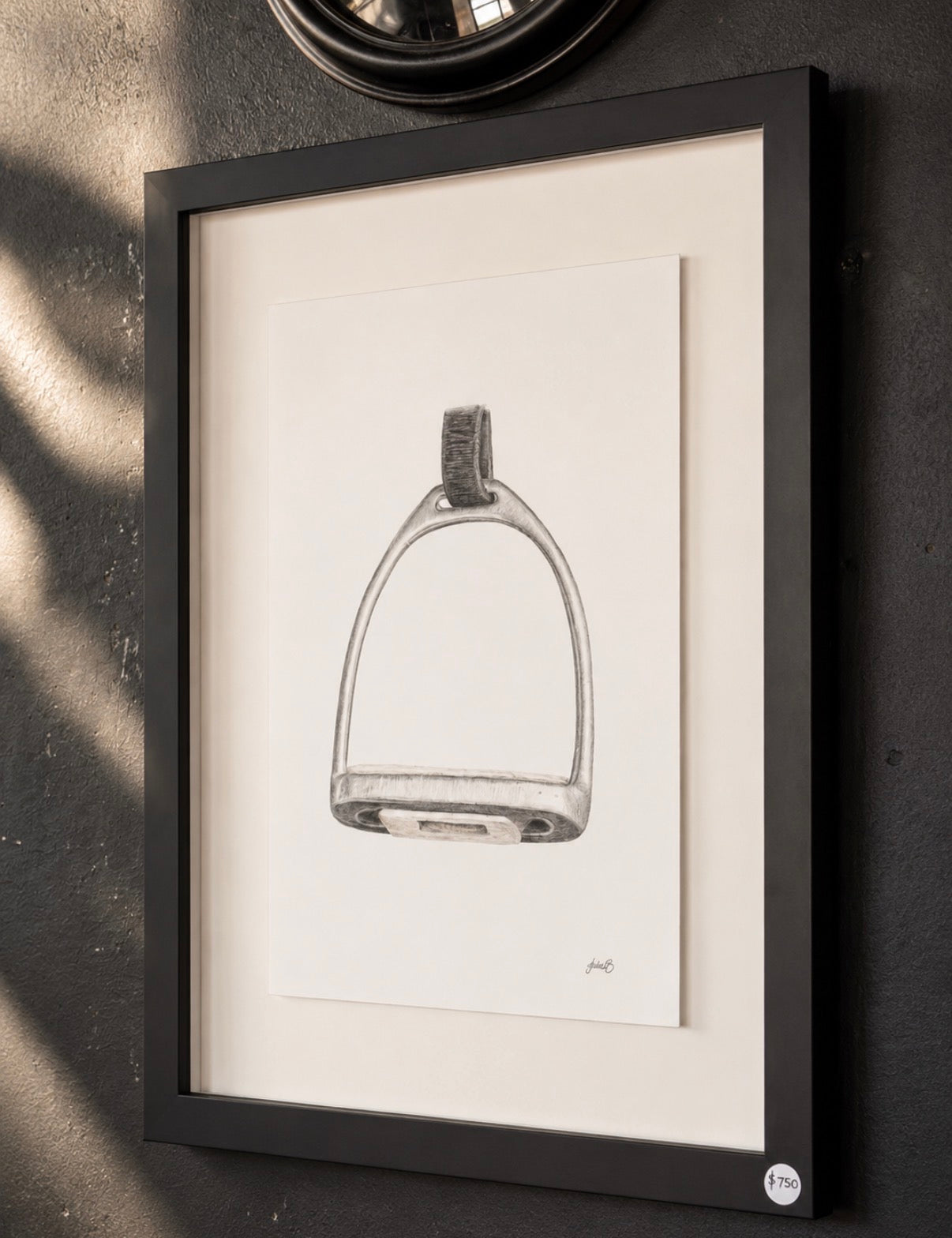 Horse Stirrup Study Framed Artwork