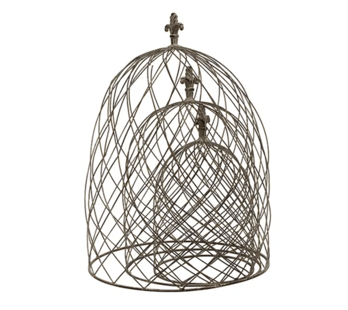 Fleur de Lis Garden Cloche