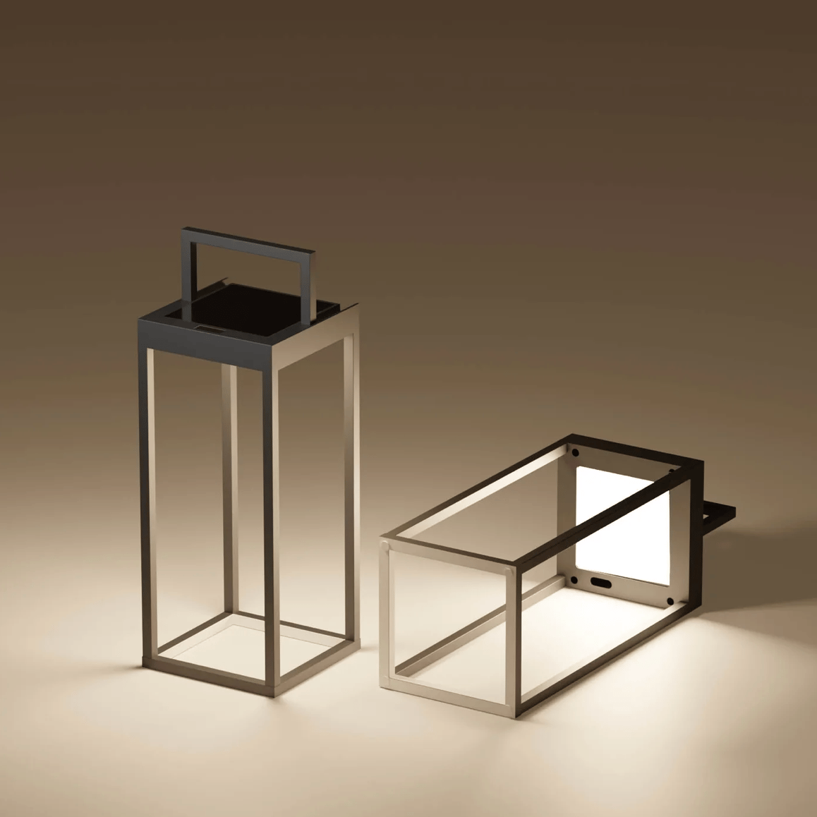 Black Solar Lantern