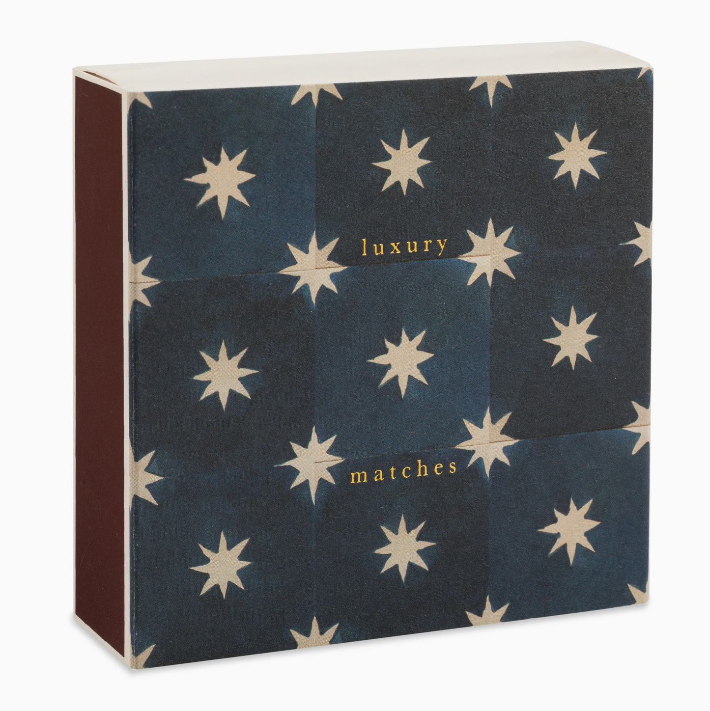 Navy Star Tile Square Matchbox