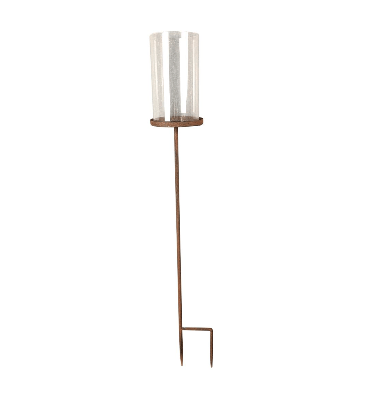 Rust Garden Candle Stake