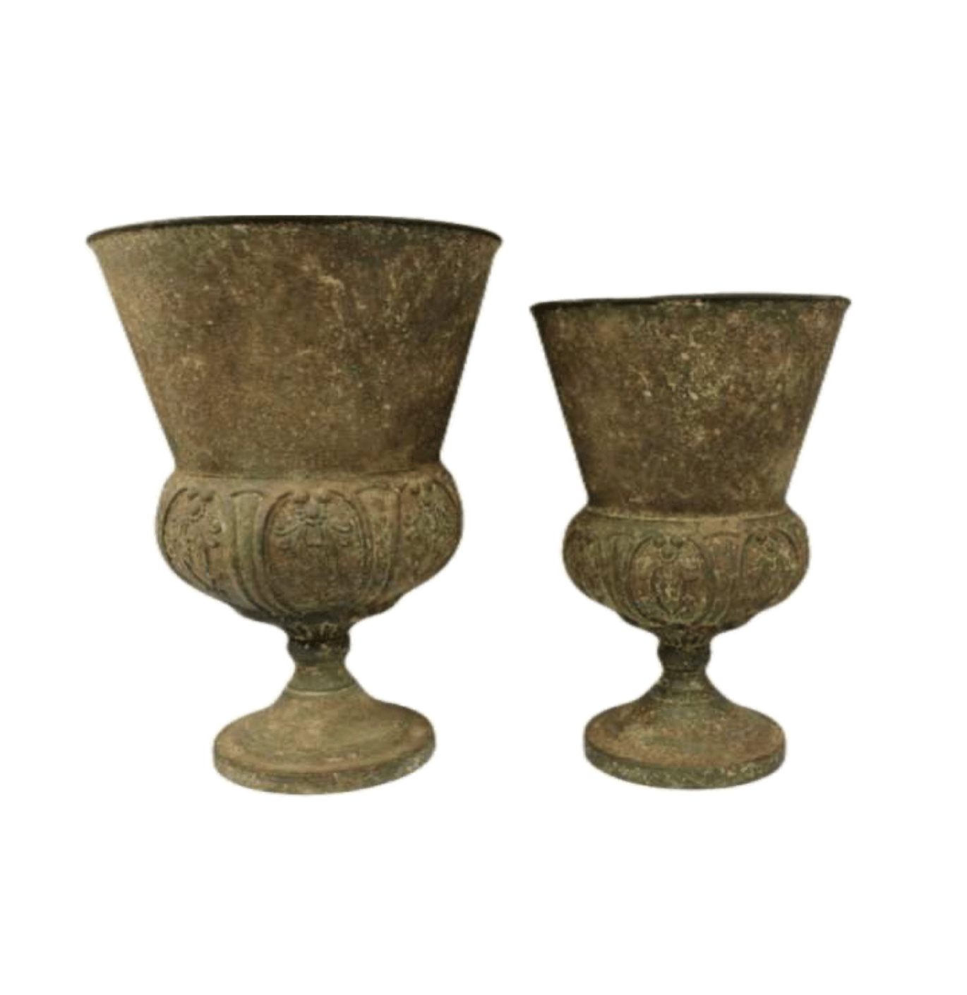 Verdigris Patina Urn