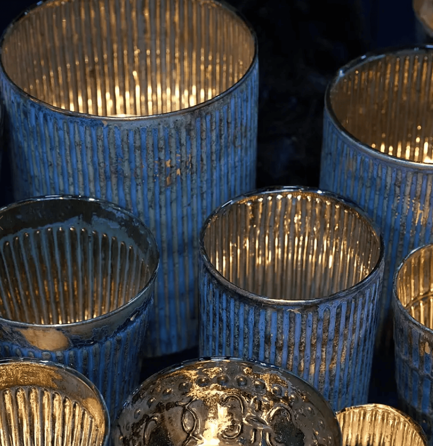 Mercury Silver Votive - MOZ