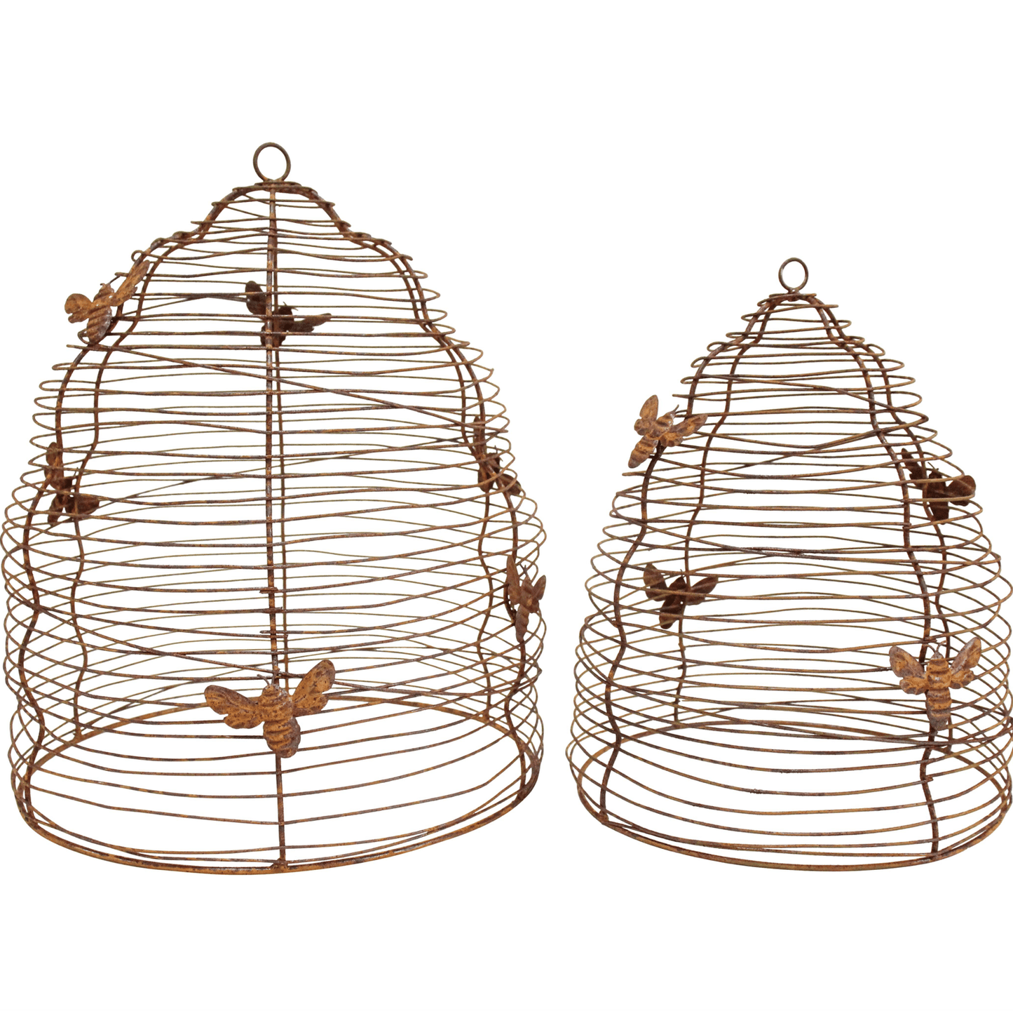 Bee Garden Cloche - Rust