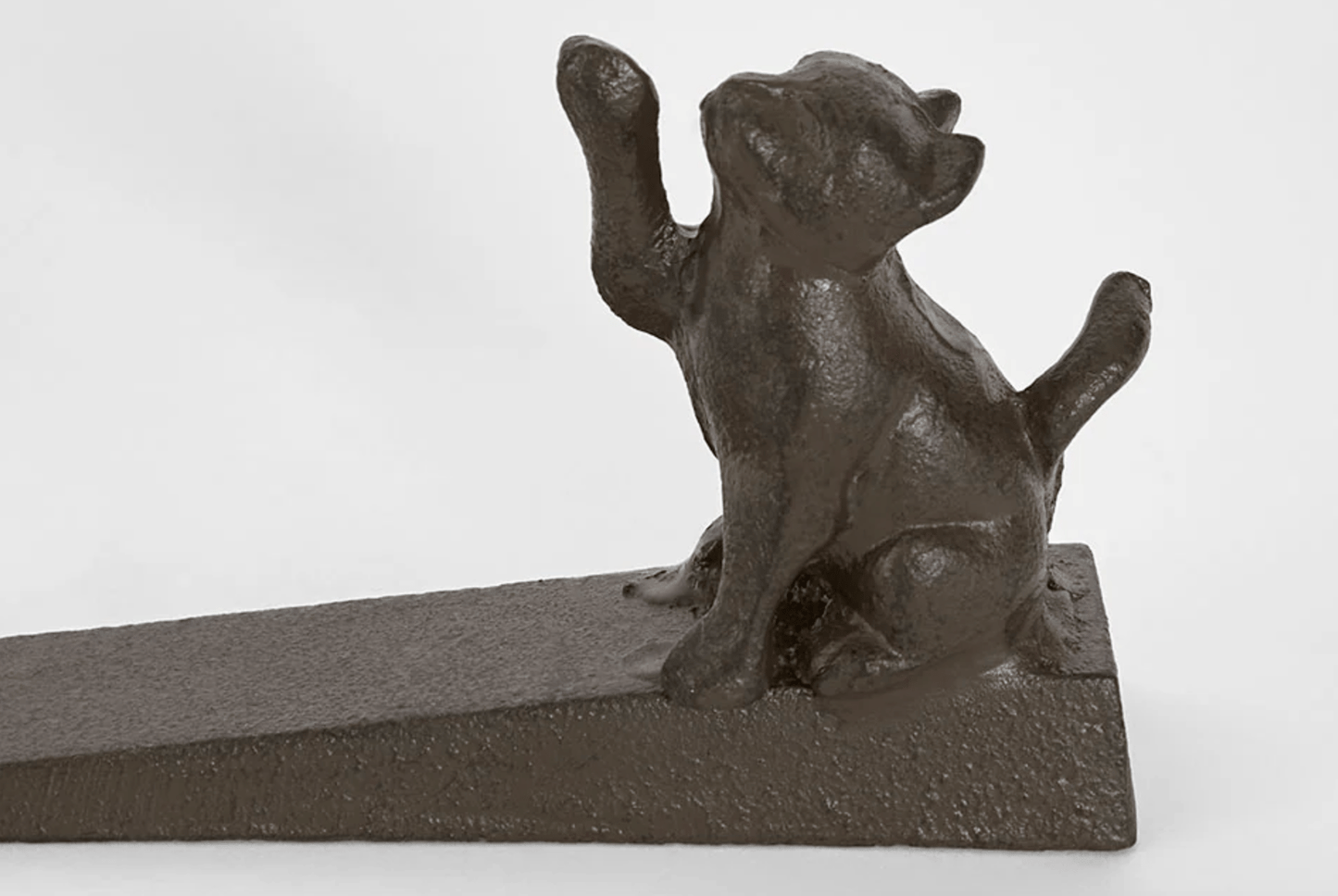 Rustic Cat Door Stop