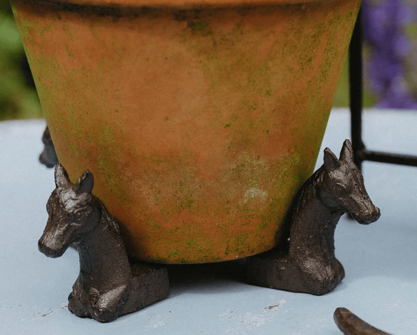 Rustic Horse Pot Feet - Set of 3