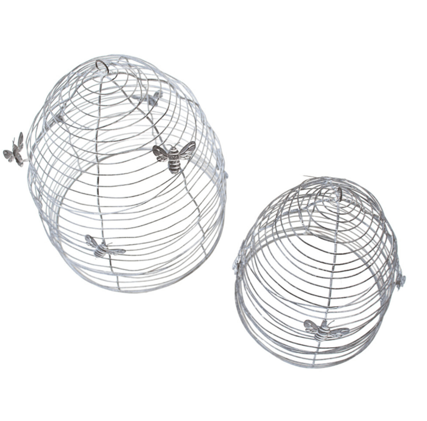 Bee Garden Cloche - Silver