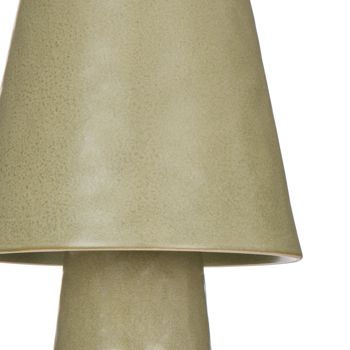 Clear cord and switch for the ceramic table lamp