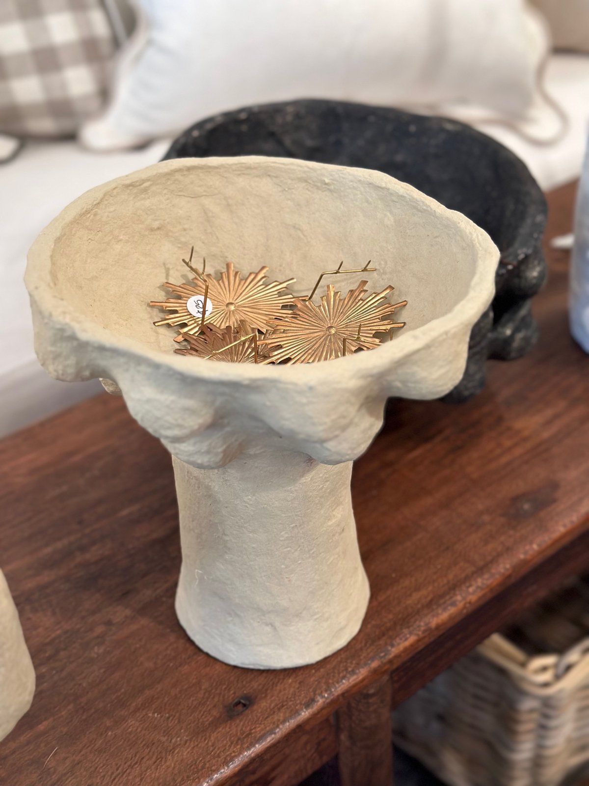 Sculptural Pedestal Bowl