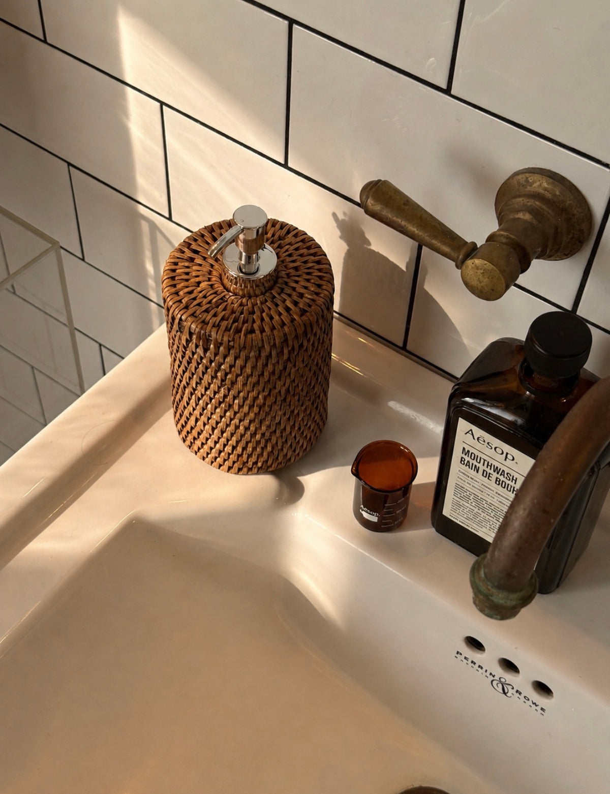 Rattan Soap Dispenser