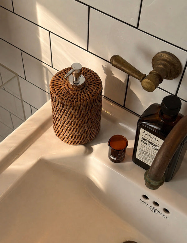 Rattan Soap Dispenser