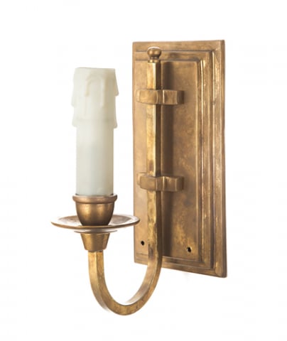 Harolds Signature Brass Wall Sconce