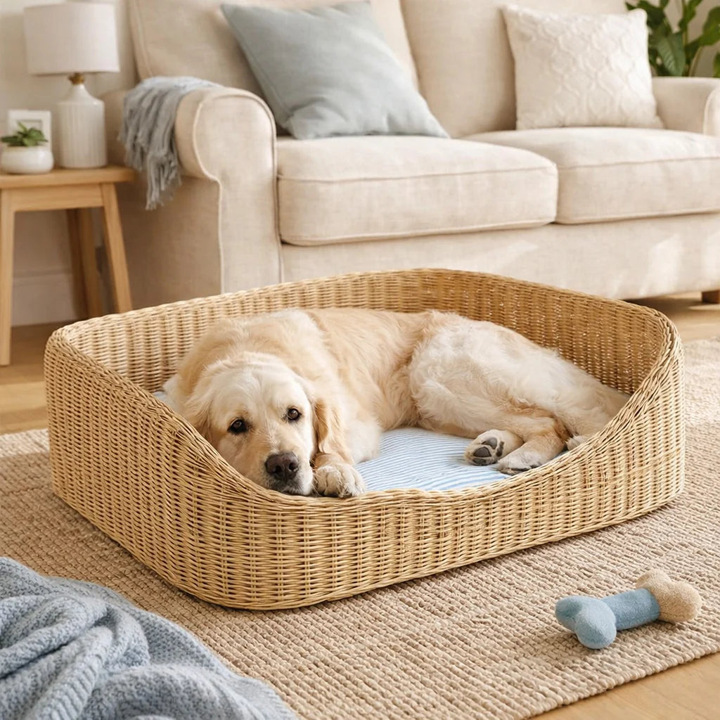Rattan Pet Bed