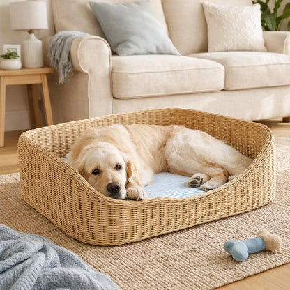 Rattan Pet Bed