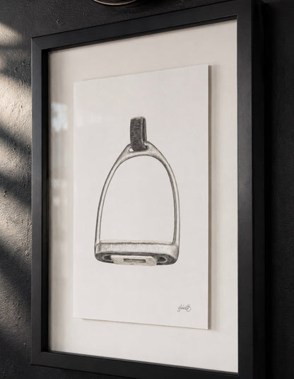 Horse Stirrup Study Framed Artwork