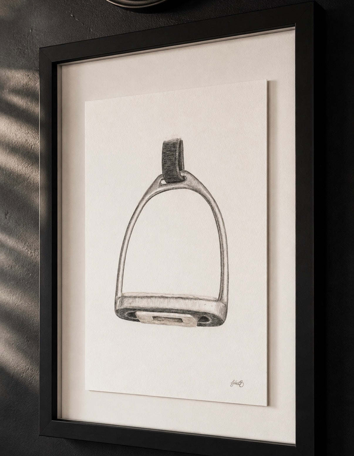 Horse Stirrup Study Framed Artwork