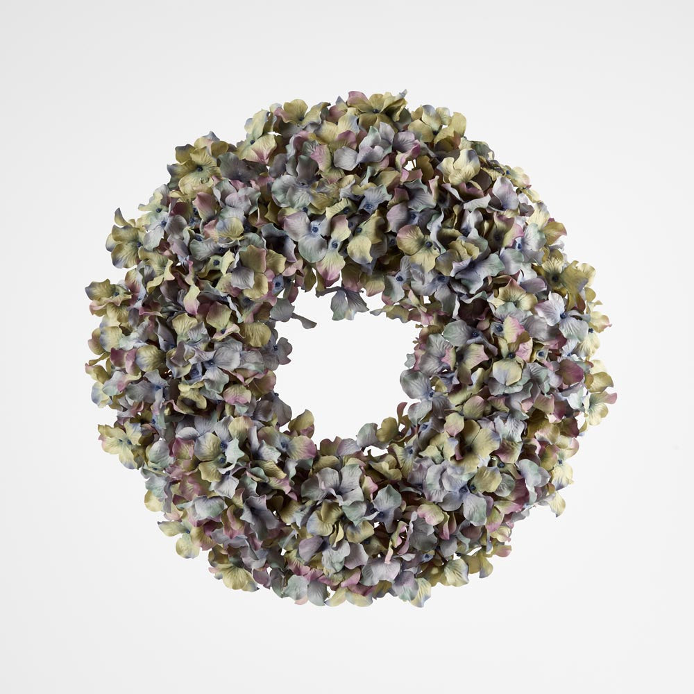 Blue Hydrangea Wreath