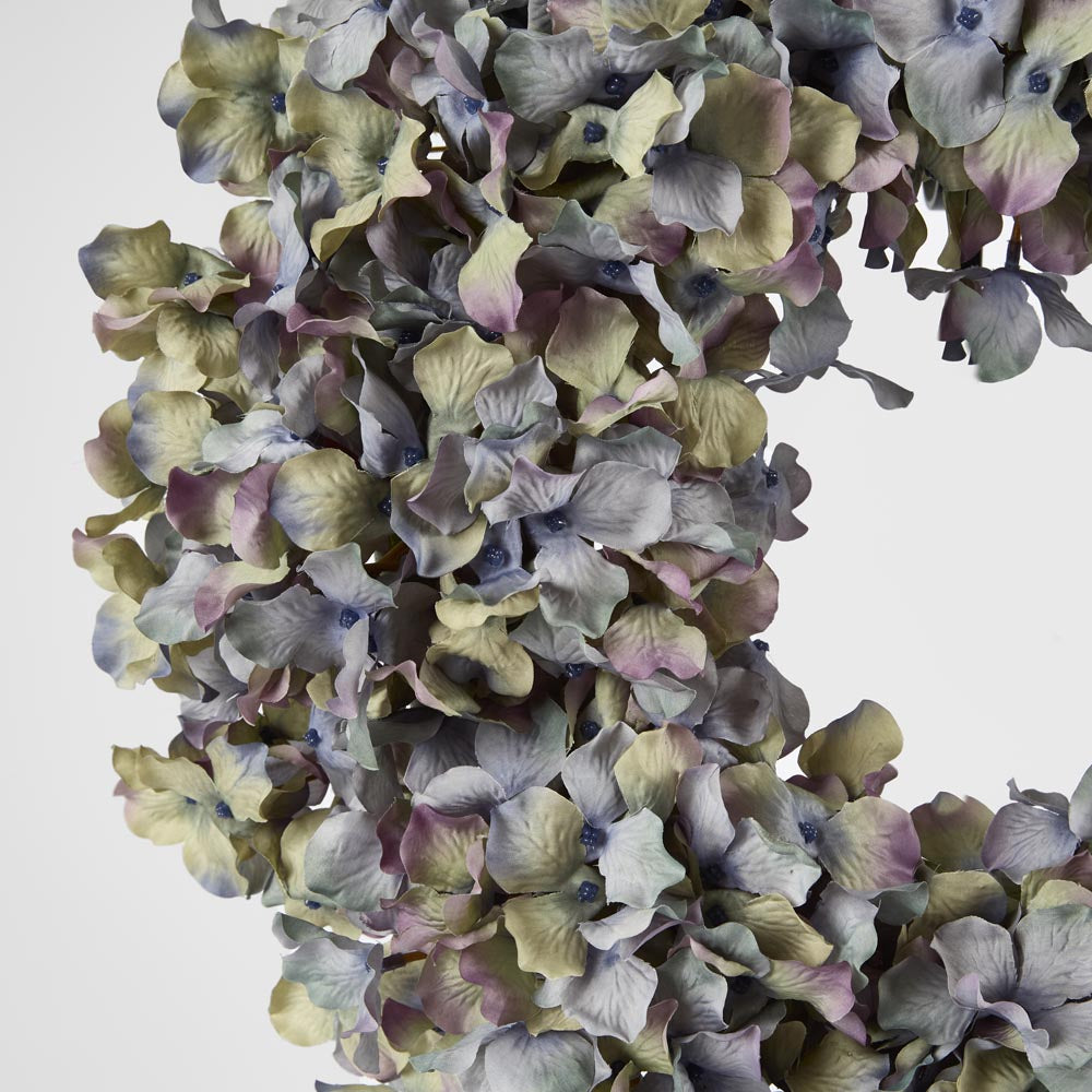 Blue Hydrangea Wreath