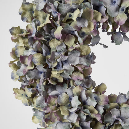 Blue Hydrangea Wreath