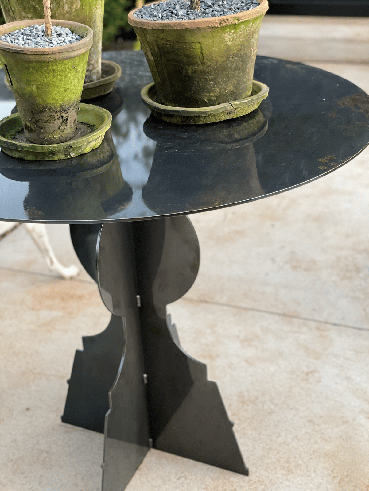 Harolds Signature Pedestal Table