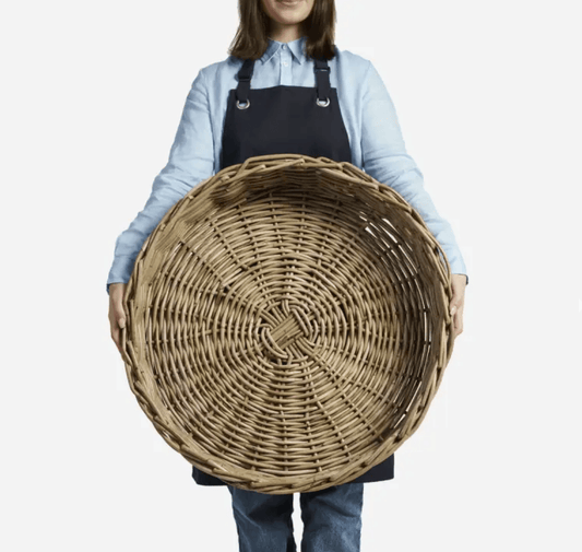 Harolds Signature Round Rattan Tray