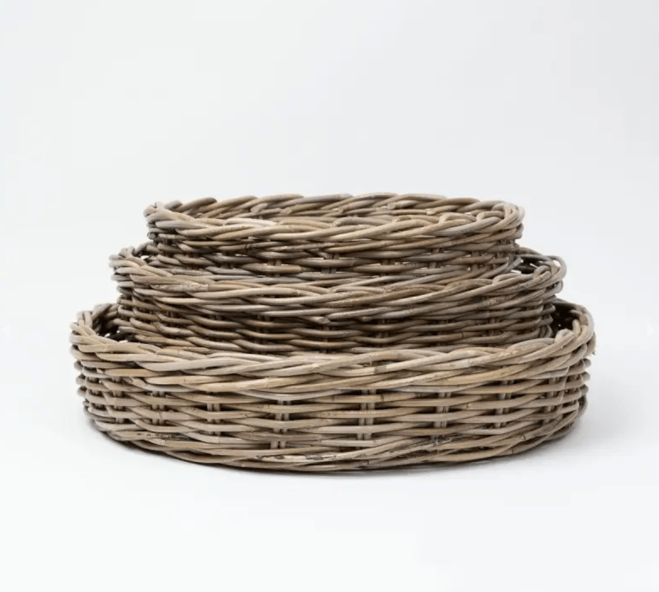 Harolds Signature Round Rattan Tray