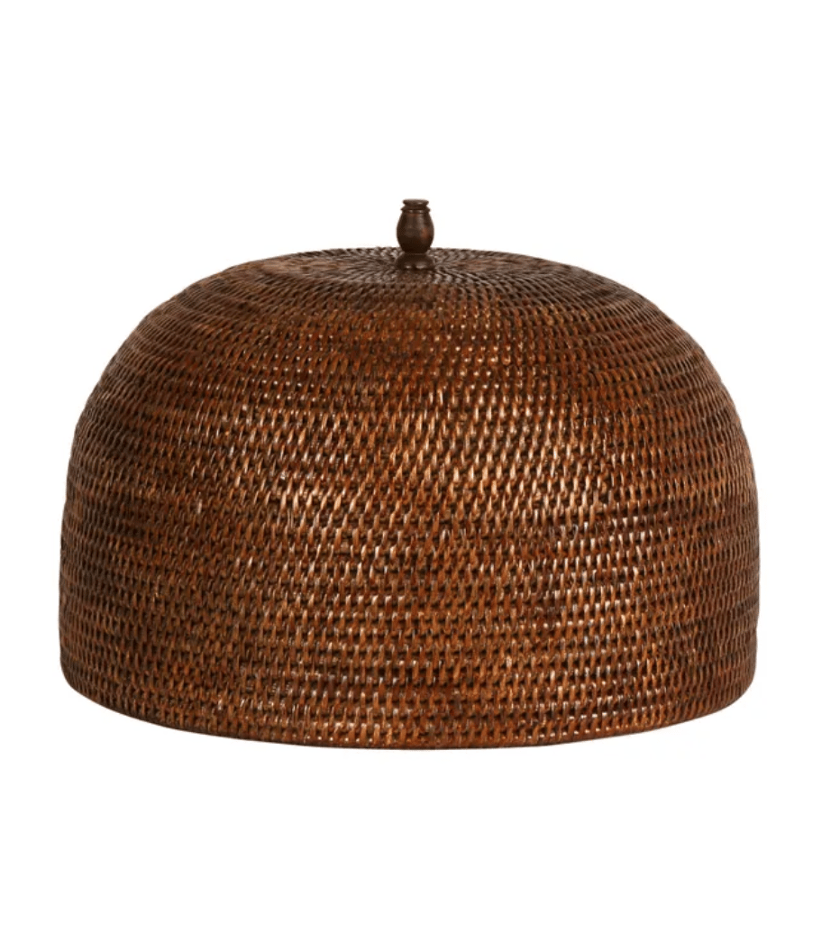 Rattan Food Cloche - Round