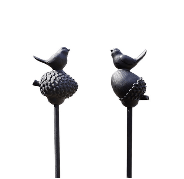 Acorn bird garden stake - HAROLDS