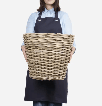 Terracotta Form Rattan Basket