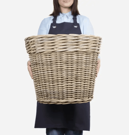 Terracotta Form Rattan Basket