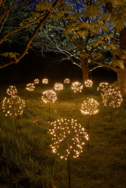 Solar Dandelion Light Stakes - Dual Function