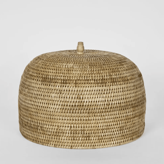Rattan Food Cloche - Domed