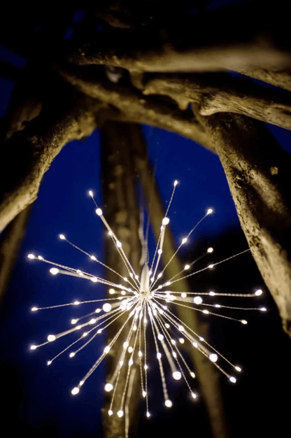 Plug-In LED Starburst Hanging Light