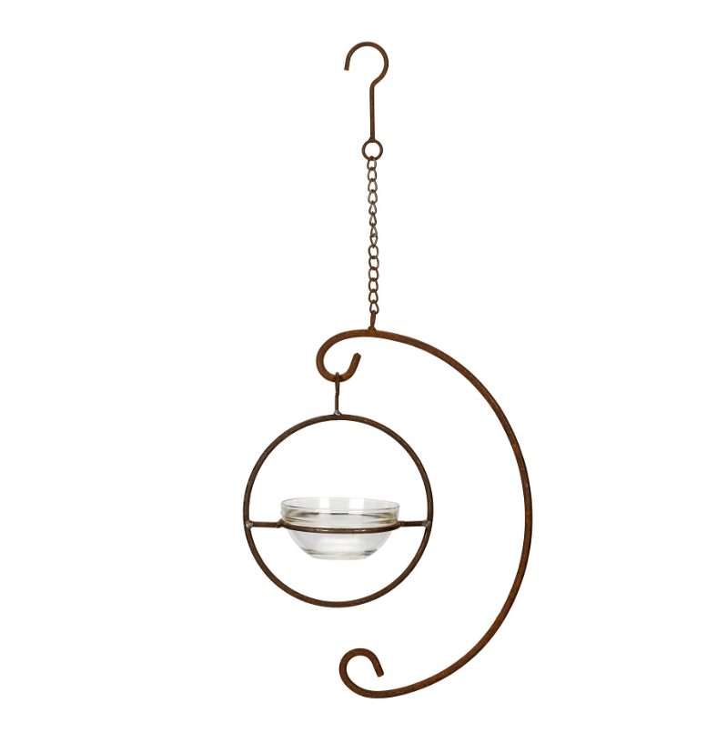 Glass Bowl Bird Feeder