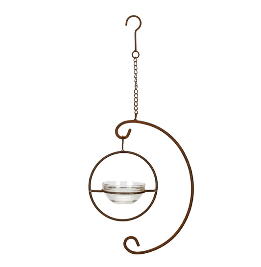 Glass Bowl Bird Feeder