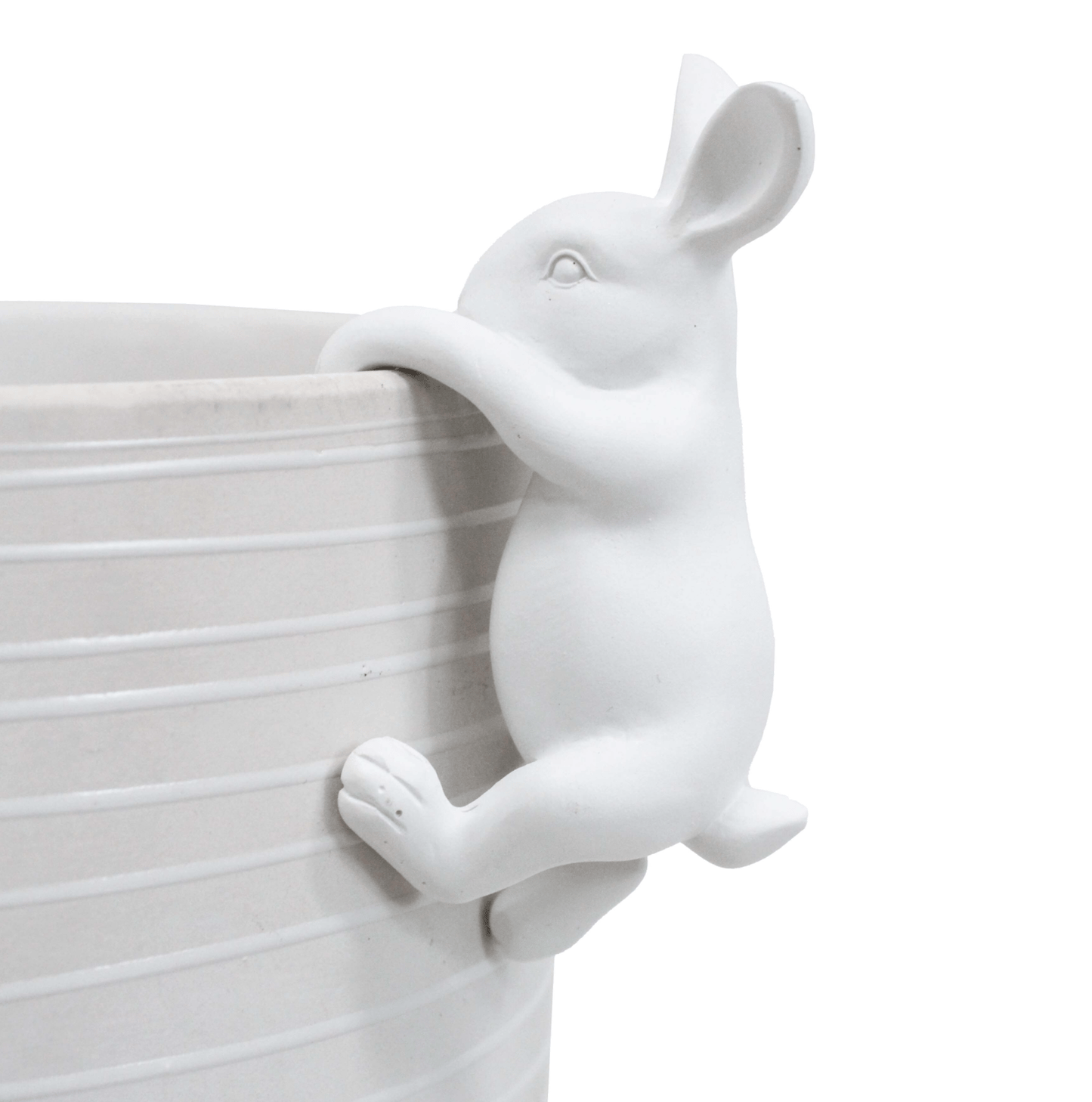 Hanging Bunny Ornament - White