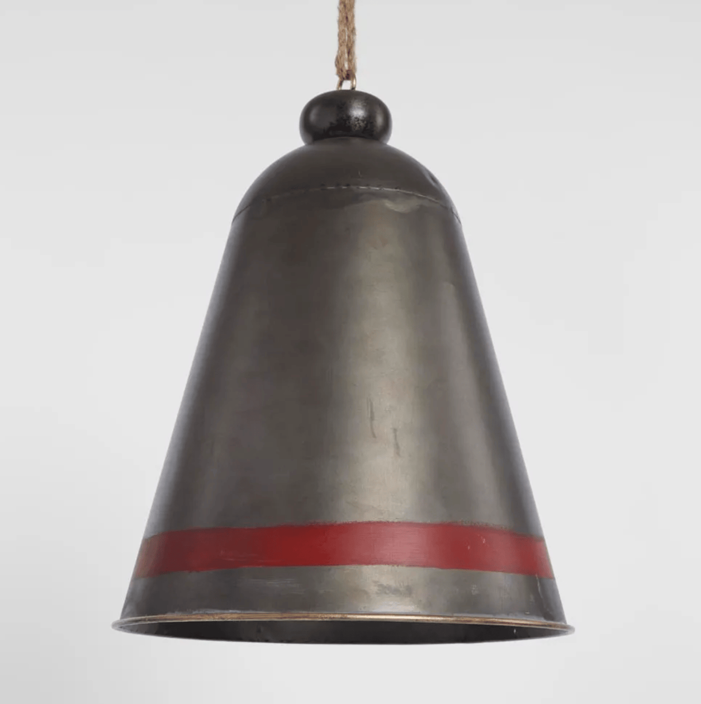 Red Stripe Iron Bell