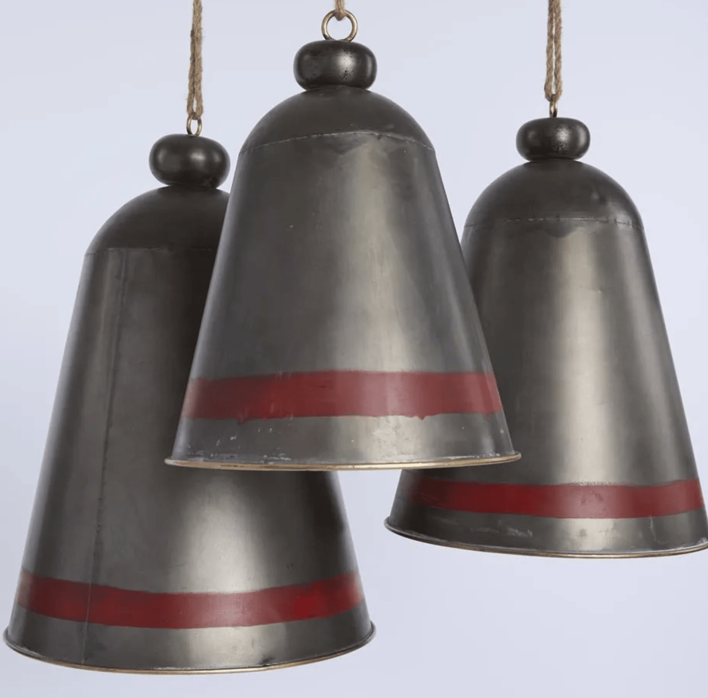 Red Stripe Iron Bell