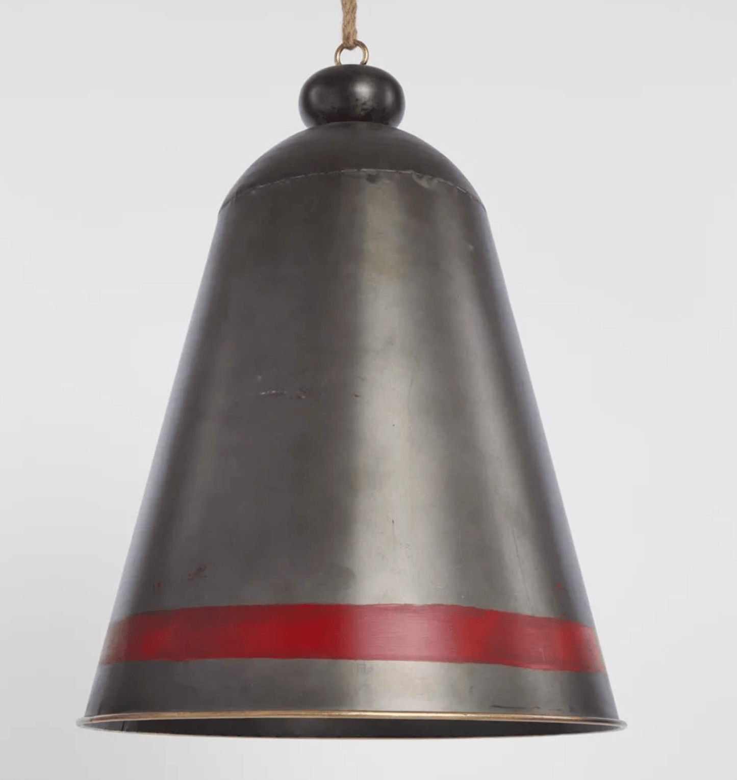 Red Stripe Iron Bell