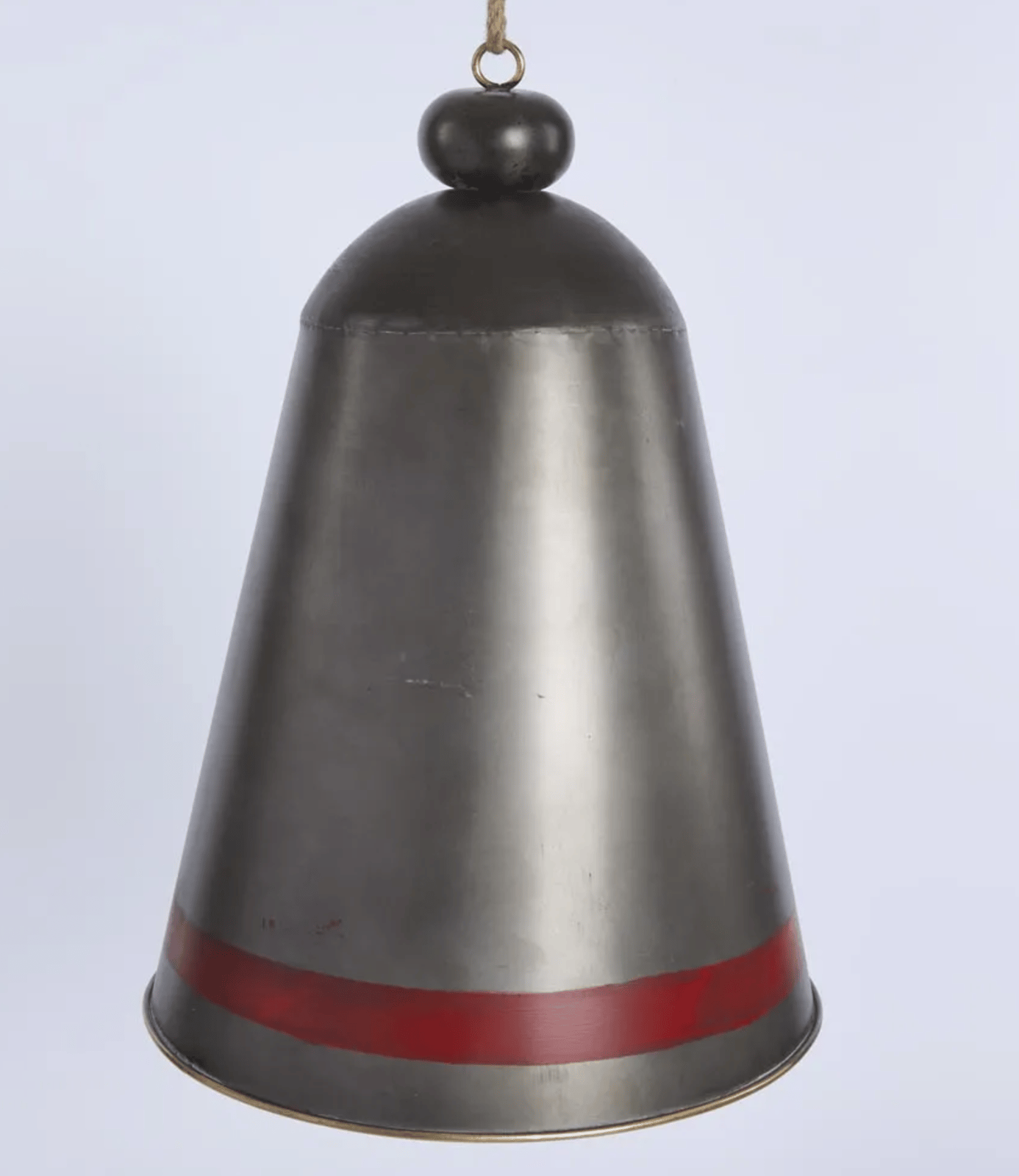 Red Stripe Iron Bell