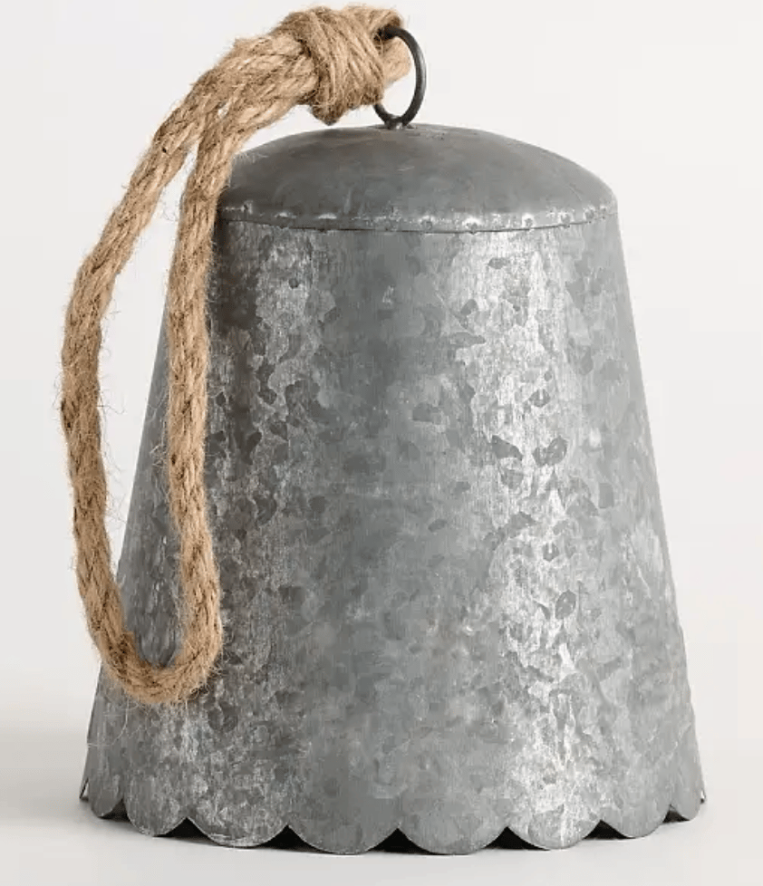 Scalloped Tin Bell