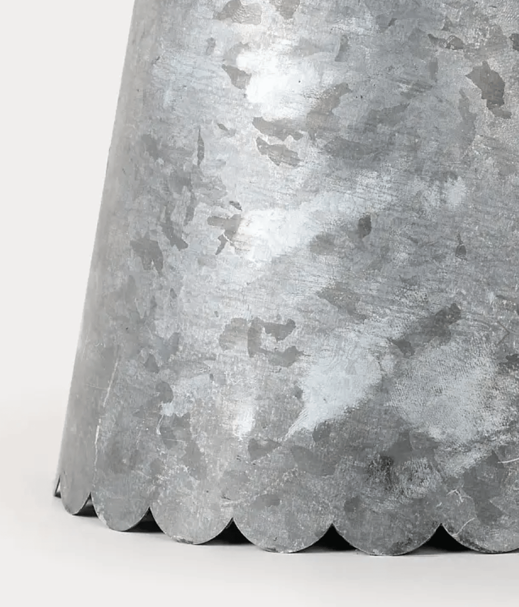 Scalloped Tin Bell
