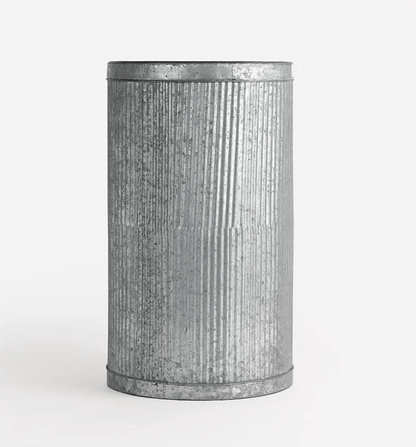Fluted Tin Umbrella Holder