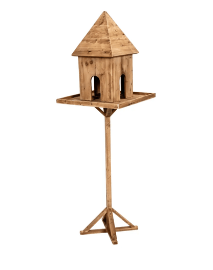 Timber Birdhouse Stand - Natural