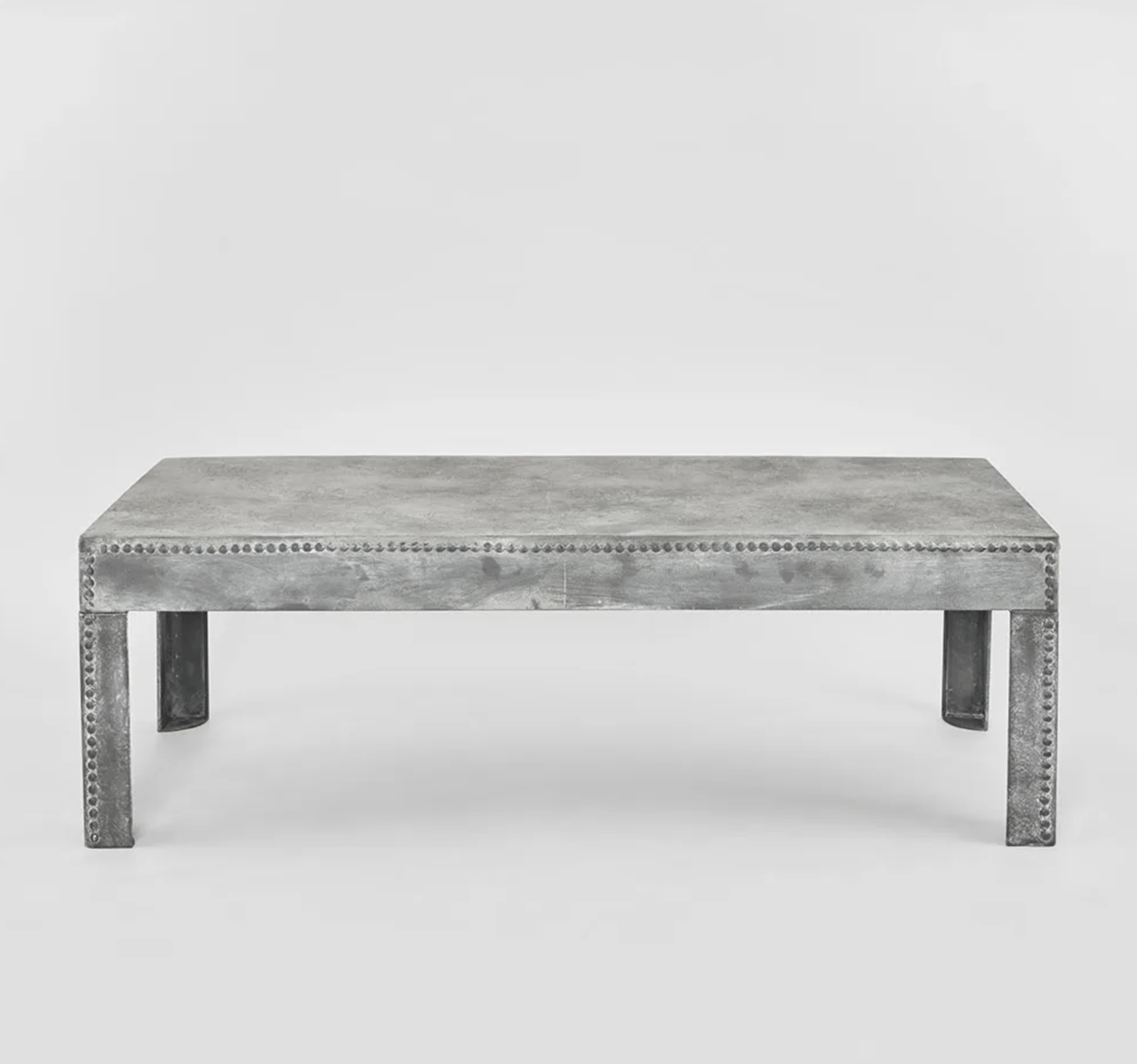 Zinc Finish Coffee Table