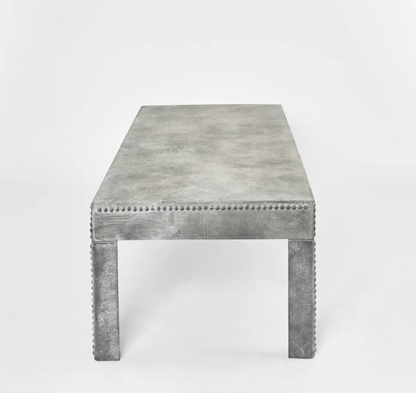 Zinc Finish Coffee Table