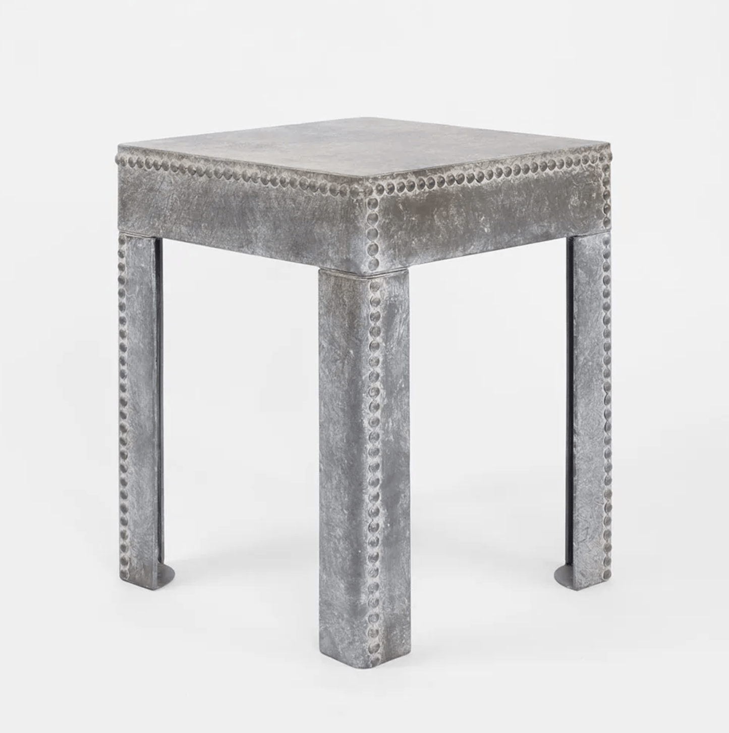 Zinc Accent Side Table