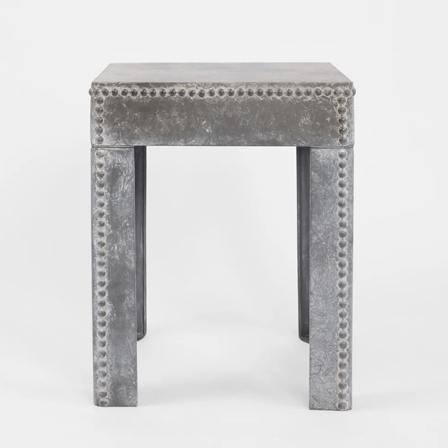 Zinc Accent Side Table