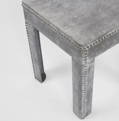 Zinc Accent Side Table