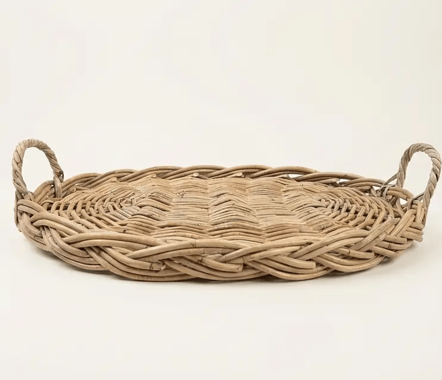 Rattan Oval Serving Tray